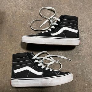 VANS Sk8-Hi Black/White // Mens Sz 4 // Wmn Sz 5.5